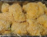 ふわサク☆大葉とチーズの鶏むね肉巻き作り方5写真