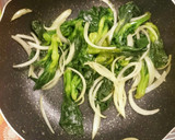 ゴマ油香る菜の花と豚肉の中華炒め作り方1写真