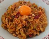 辛ラーメンの餡から麺作り方11写真
