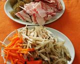 食感面白い冷凍蒟蒻と豚肉のきんぴら仕立て作り方1写真