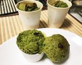 抹茶チョコマフィン♡混ぜるだけ♡卵白のみ作り方5写真