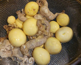 こってり♪玉ひも（キンカン）の味噌煮込み作り方3写真