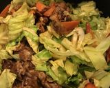 ホイコーロー風丼(材料少なめ作り方5写真