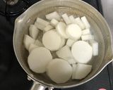 まぐろと大根の煮物作り方1写真
