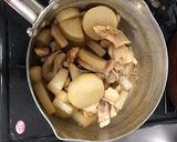 まぐろと大根の煮物作り方3写真