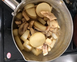 まぐろと大根の煮物作り方3写真