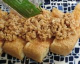 焼き厚揚げの納豆＆紅生姜乗せ☆作り方3写真