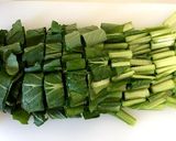 簡単☆小松菜の塩昆布炒め作り方1写真
