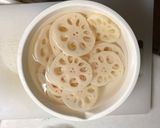 蓮根のはさみ焼き♪作り方1写真
