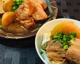 しみしみ〜新じゃがいも♡味噌味の豚の角煮作り方7写真
