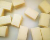 簡単！餅と厚切りベーコンの醤油マヨ炒め作り方1写真