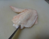 鶏手羽の骨抜きみぞれ煮作り方1写真