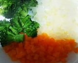 離乳食完了期☆野菜だしDEチーズリゾット作り方2写真