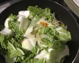 ちょっと甘めの白菜チャーハン作り方2写真