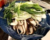 ネギ豚だいこん餅の韓国風炒め ごま甘酢味作り方1写真
