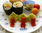 お歯黒ソーセー人♪(〇・▼・〇)作り方5写真