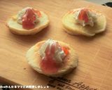 ふわふわ卵とハムのオープンパンケーキ作り方7写真