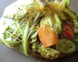やみつきに！春キャベツと人参の生七味和え作り方3写真