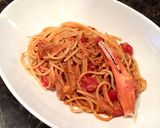 半額で買った蟹で3品作る！蟹みそパスタ作り方4写真
