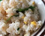 ランチに♪鮭フレークとレタスの炒めゴハン作り方4写真