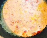 餃子の皮でトマトクリーム生パスタ作り方3写真