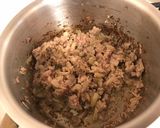 サッと作れる！ひき肉レタス丼作り方1写真