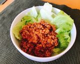 サッと作れる！ひき肉レタス丼作り方3写真