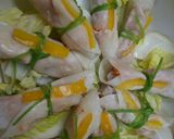 電子レンジで三分おもてなしの茹で豚キムチ作り方7写真