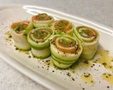ズッキーニとサーモンのくるくる巻き作り方8写真