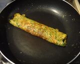 簡単＆節約おつまみ☆レタスオムレツ作り方5写真