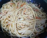 ブタカルビで和風パスタ作り方3写真