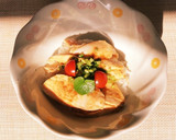 本物のわさびを使った 鶏山葵丼作り方5写真