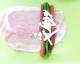 冷凍保存！マヨ味噌豚肉野菜巻き！作り方1写真