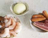 冷蔵庫の残り物で☆カレーピラフ作り方1写真