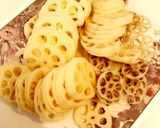 レンコン豚肉の白だし煮作り方2写真