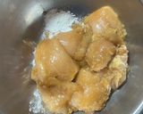 やわらかしっとり♪鶏むねにんにく生姜焼き作り方3写真
