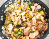 冷蔵庫の残り物で☆カレーピラフ作り方7写真
