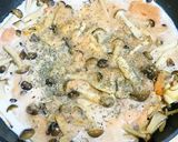たっぷりキノコのたらこパスタ作り方3写真