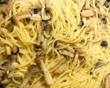 たっぷりキノコのたらこパスタ作り方4写真