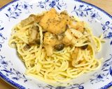たっぷりキノコのたらこパスタ作り方5写真