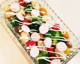 ゴロゴロ野菜と魚ニソのマヨチーズ焼き☆作り方4写真