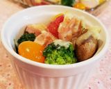 ゴロゴロ野菜と魚ニソのマヨチーズ焼き☆作り方9写真