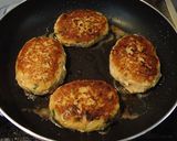 チーズin大葉豆腐ハンバーグ作り方12写真