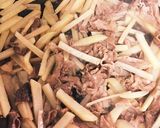 牛薄切り肉とじゃがいものコクうま炒め作り方4写真