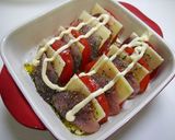 簡単！アジとトマトの焼きパン粉焼き作り方2写真