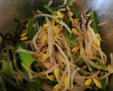 青菜と豆もやしの和え物。作り方3写真
