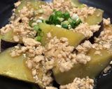 優しい味！さつま芋の鶏挽肉あんかけ作り方6写真