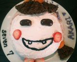 簡単☆バースデーケーキ☆似顔絵作り方12写真