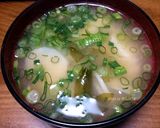 ◆春菊と菊芋とお揚げさんの味噌汁◆作り方4写真