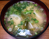 ◆春菊と菊芋とお揚げさんの味噌汁◆作り方4写真